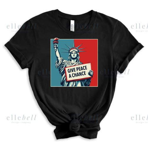 Give Peace A Chance T-shirt (ships in 3-5 business days)