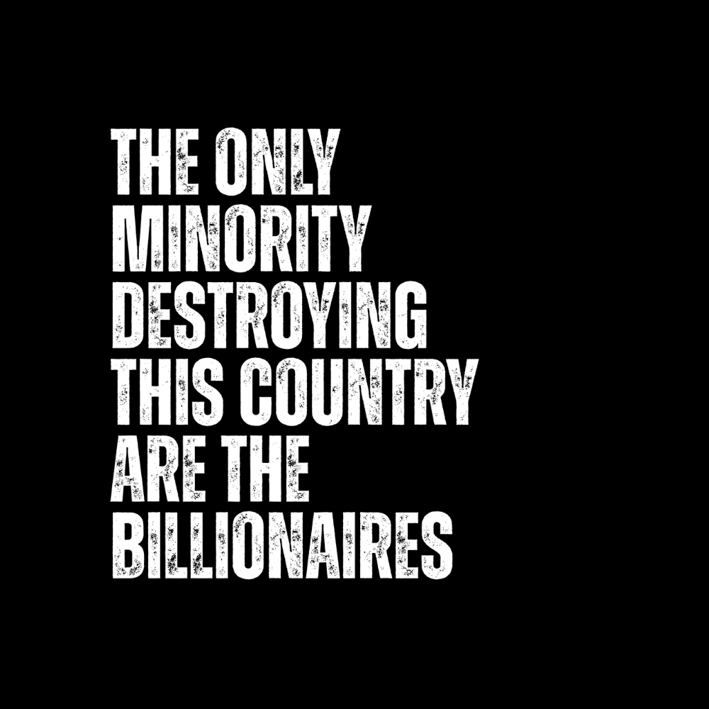 The Only Minority Destroying This Country Are The Billionaires