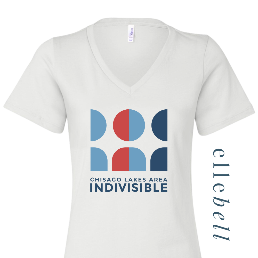 Chisago Lakes Indivisible - T-shirt (Stacked Logo)