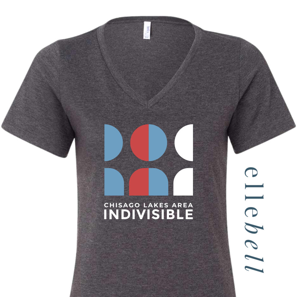 Chisago Lakes Indivisible - T-shirt (Stacked Logo)