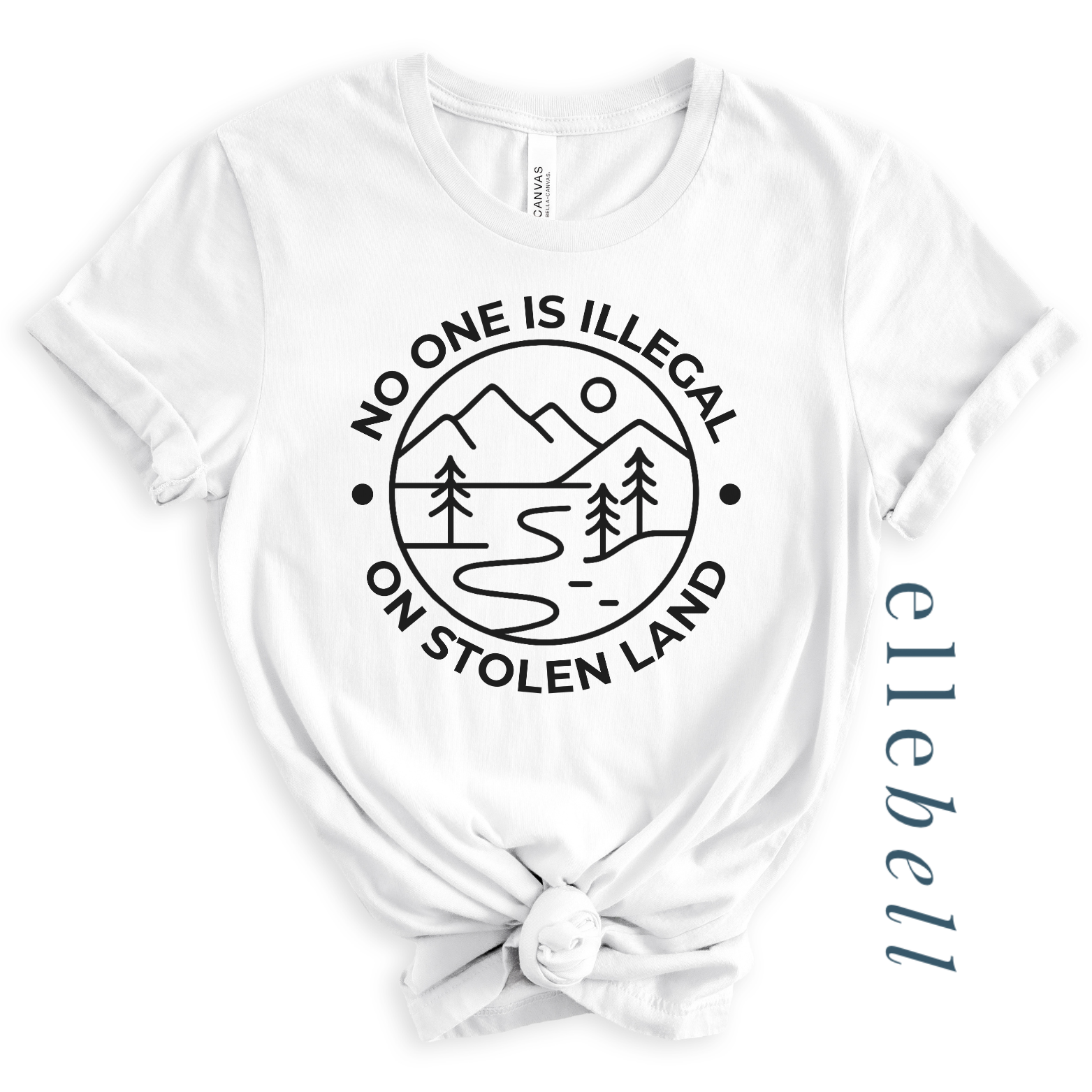 No One Is Illegal On Stolen Land - T-shirt