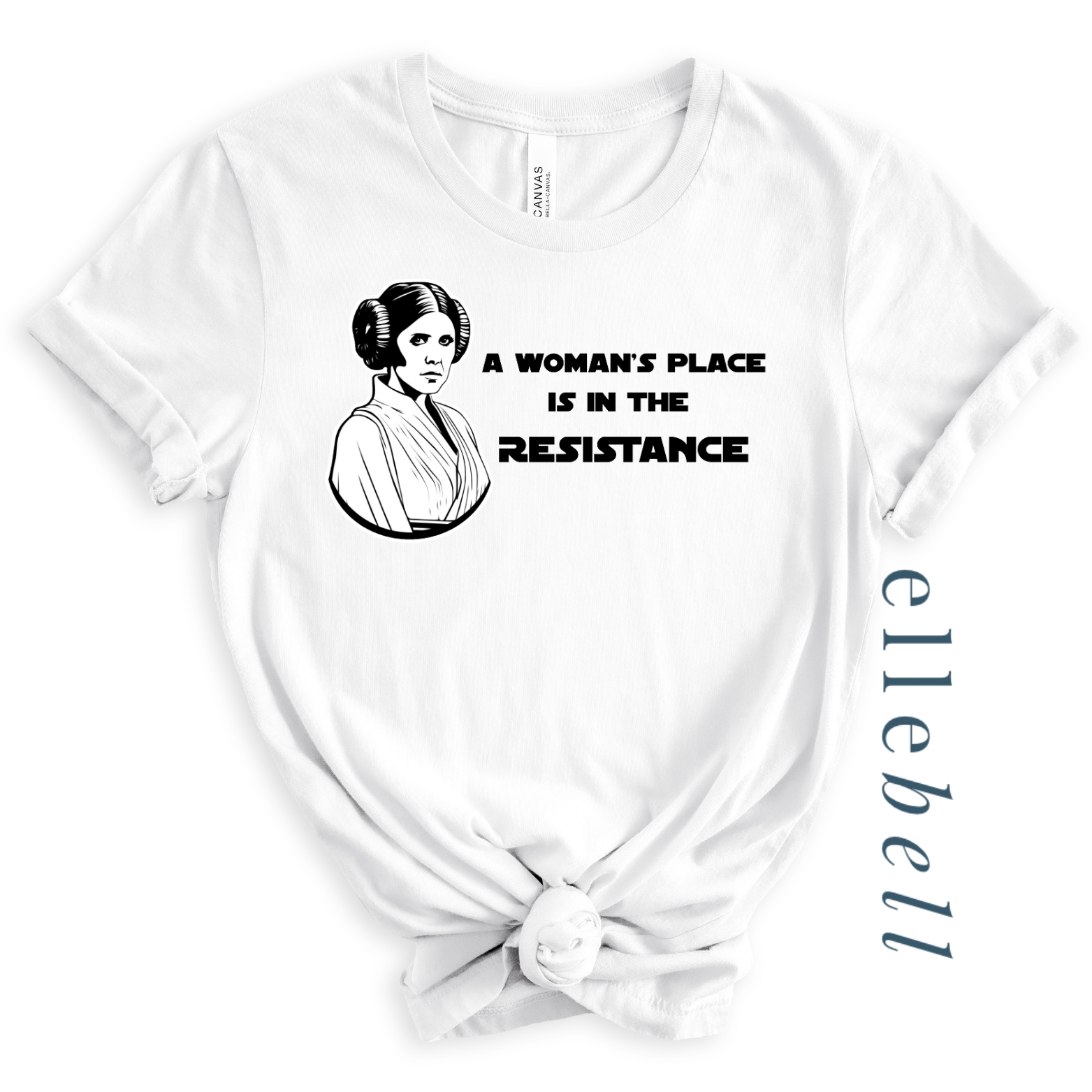 A Woman's Place Is In The Resistance T-shirt (ships in 3-5 business days)