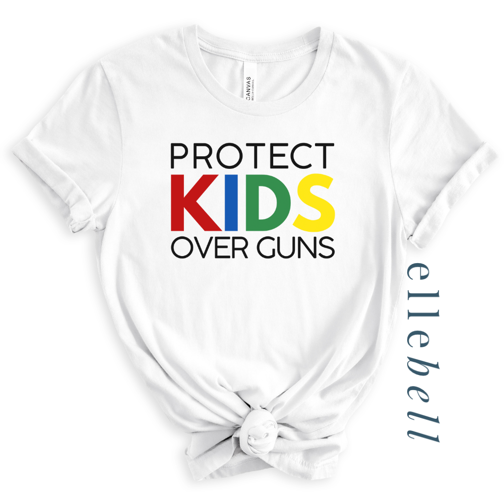 Protect Kids Not Guns T-Shirt (ships in 3-5 business days)