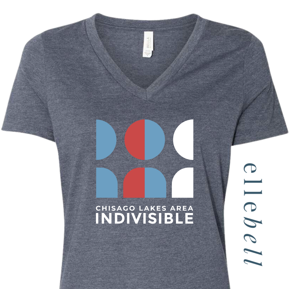 Chisago Lakes Indivisible - T-shirt (Stacked Logo)