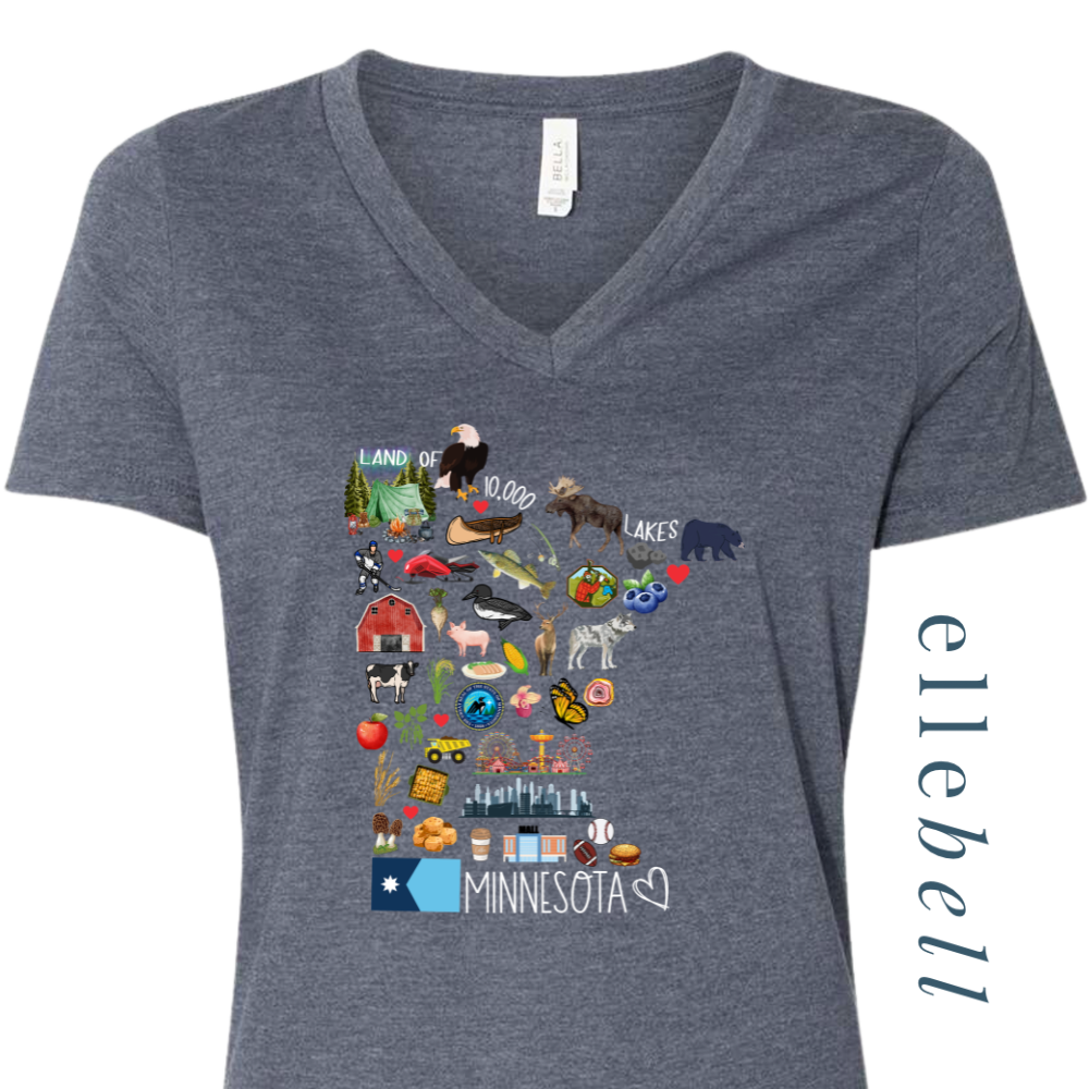 Minnesota Symbols - T-shirt
