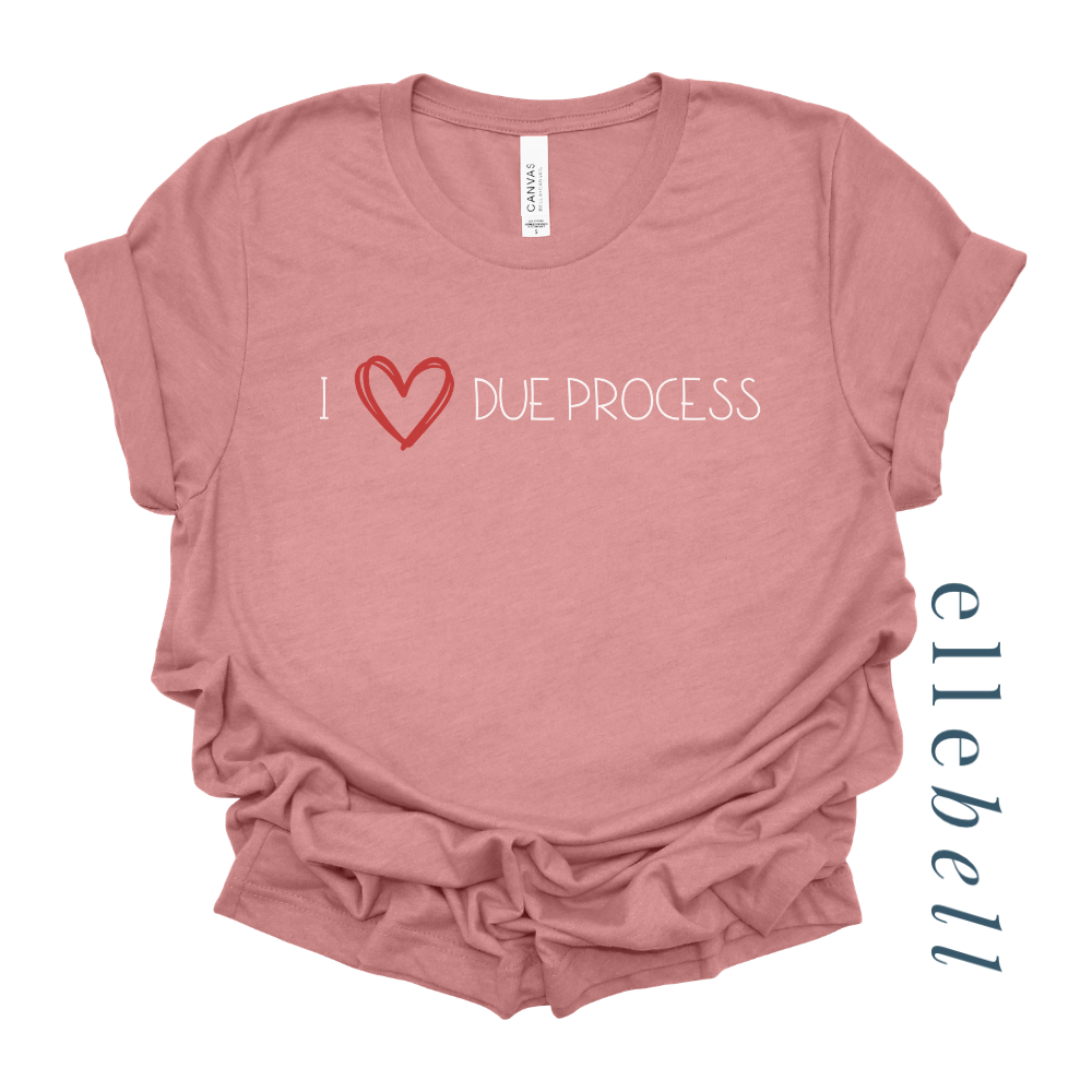I Heart Due Process - T-shirt