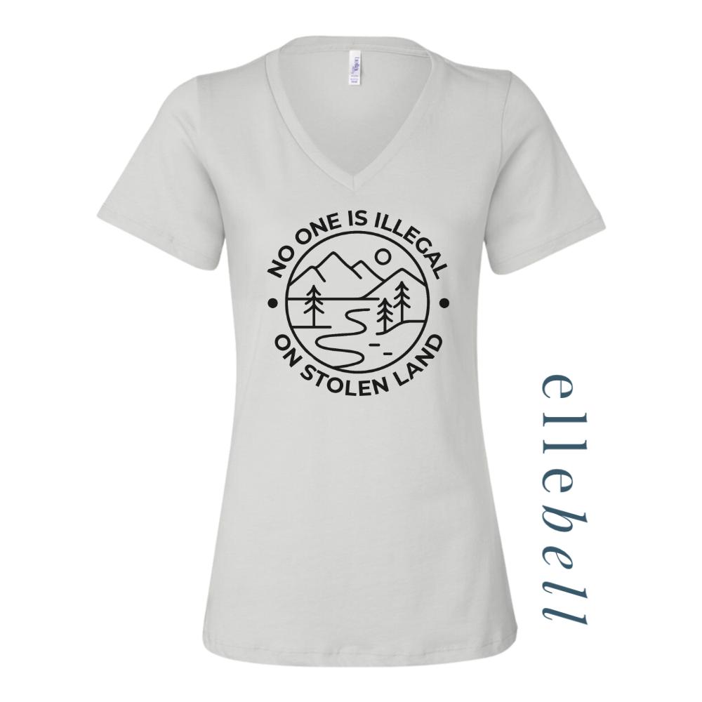 No One Is Illegal On Stolen Land - T-shirt