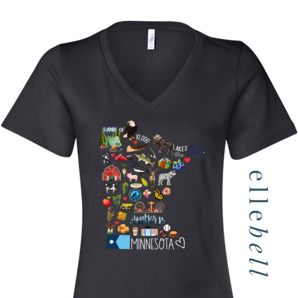 Minnesota Symbols - T-shirt