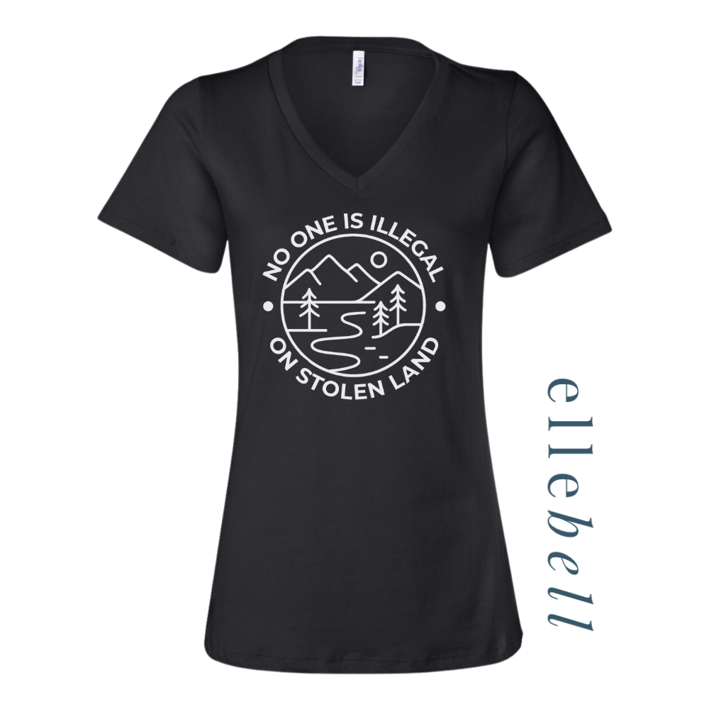 No One Is Illegal On Stolen Land - T-shirt
