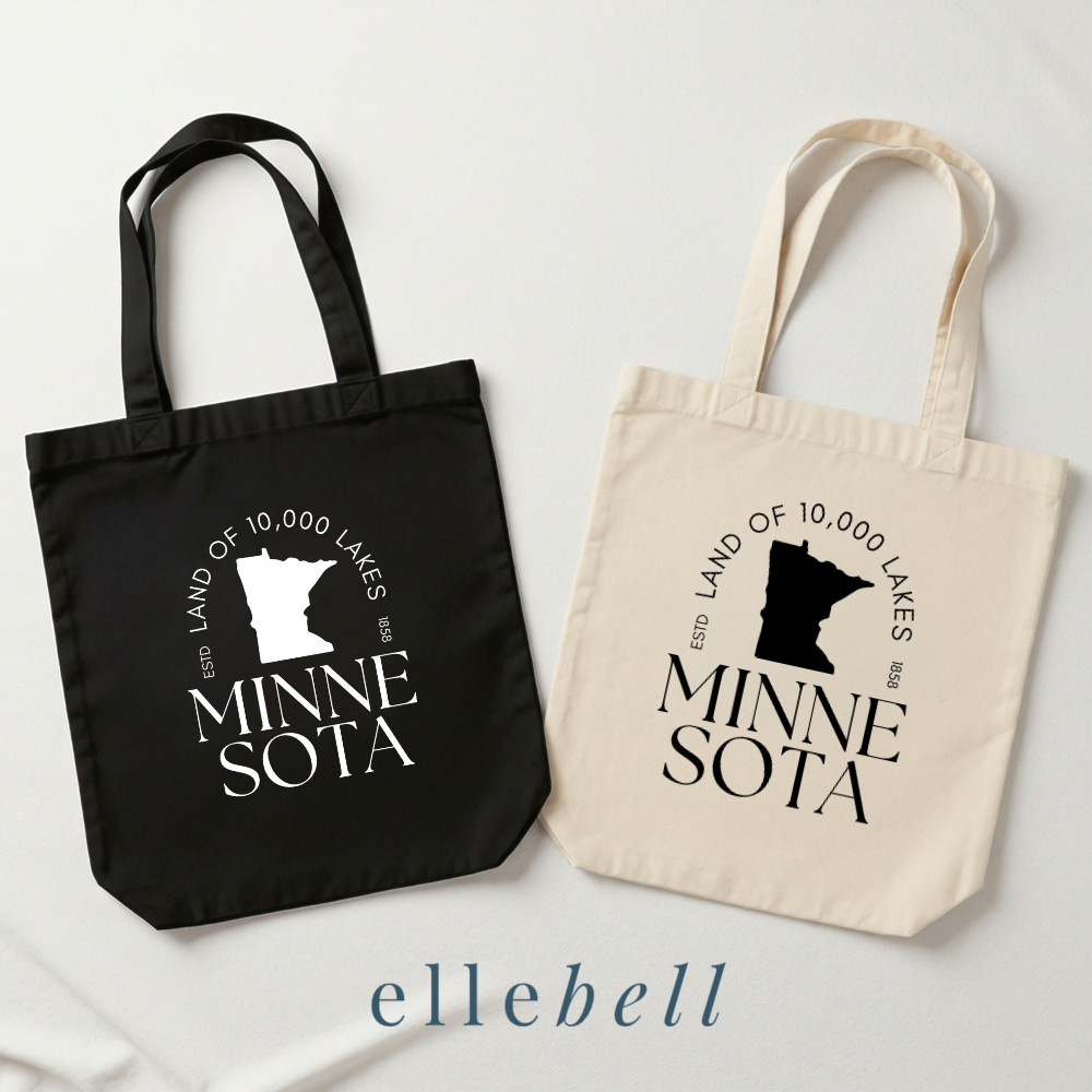 Land of 10,000 Lakes - Tote Bags