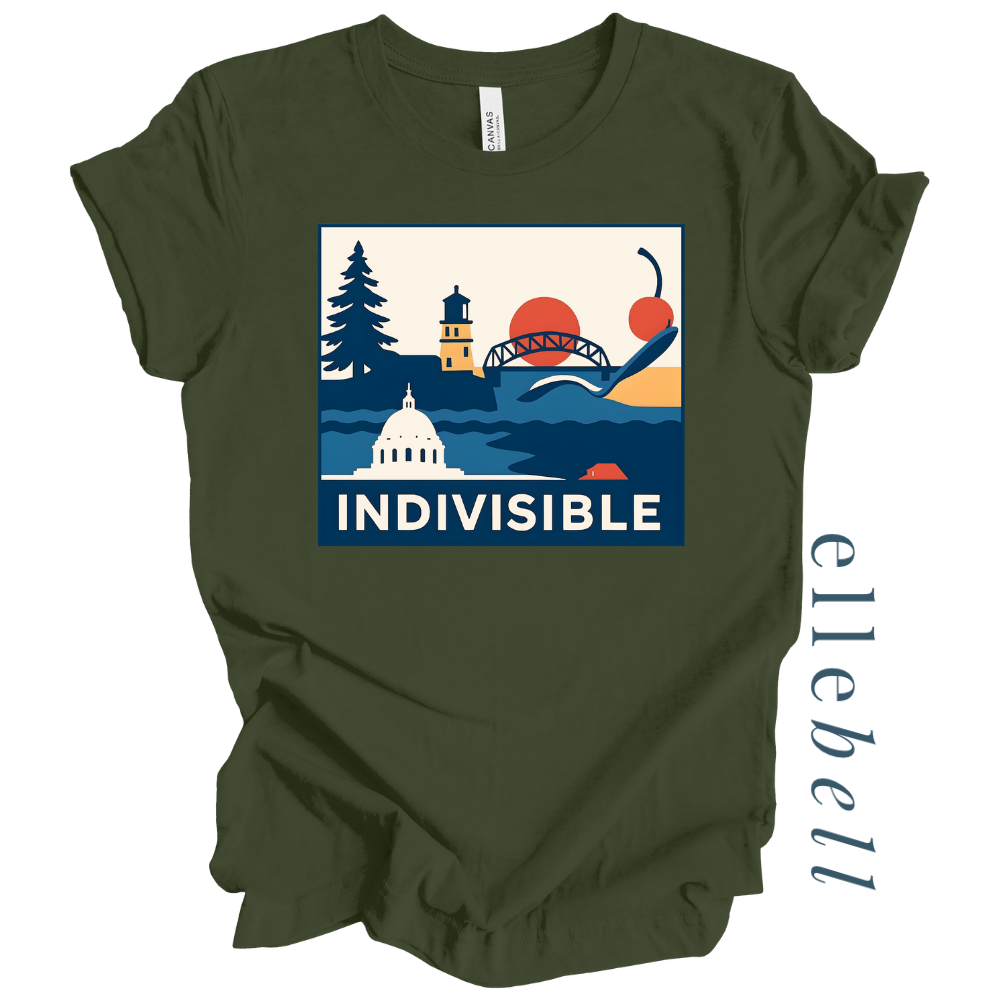Minnesota Indivisible Icons - T-Shirt
