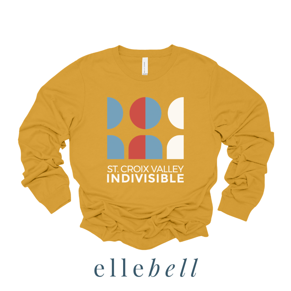 St. Croix Valley Indivisible - Long Sleeve Tee (Stacked Logo)