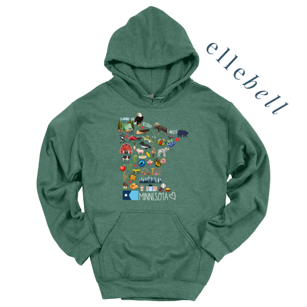 Minnesota Symbols - Hoodie