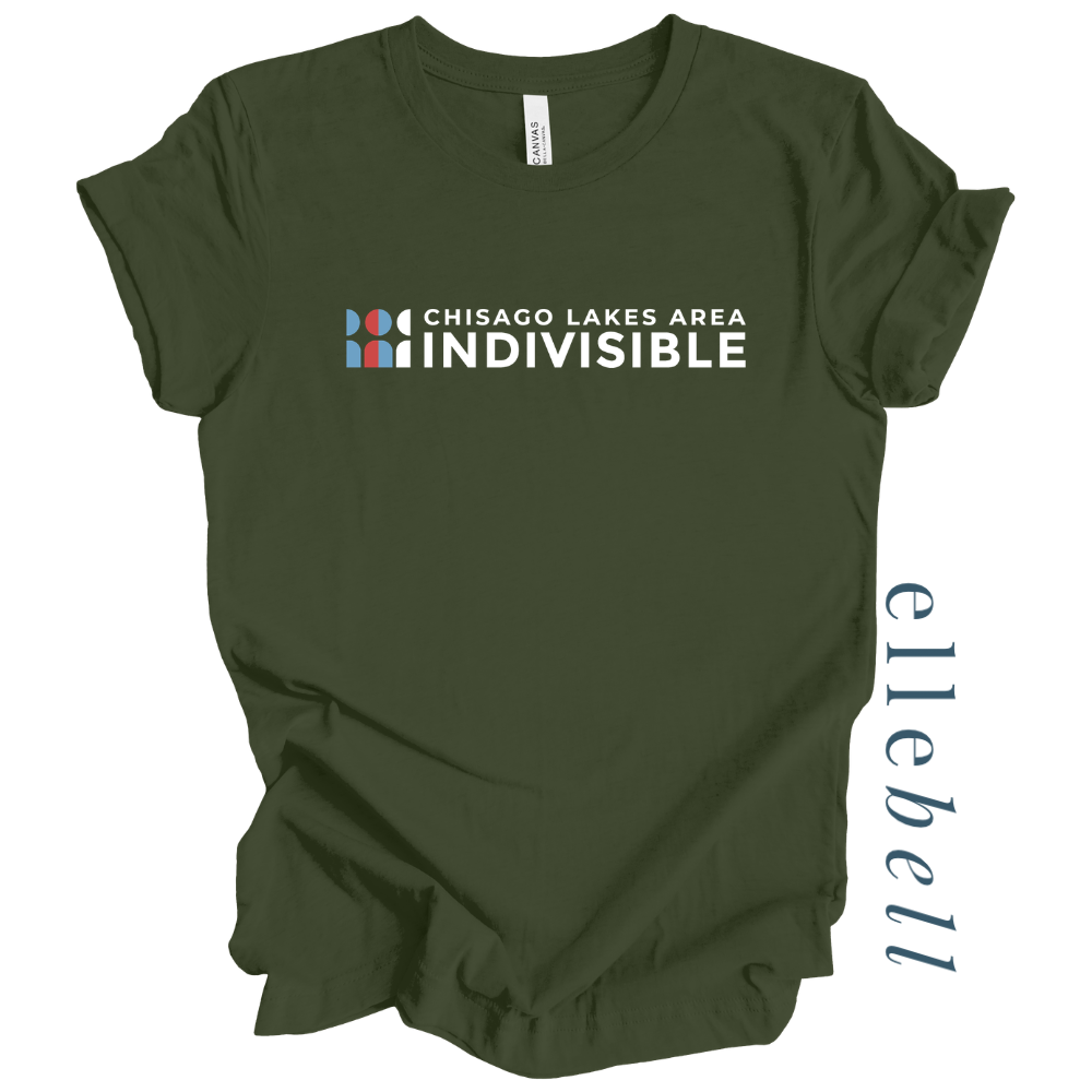 Chisago Lakes Indivisible - T-shirt (Horizontal Logo)