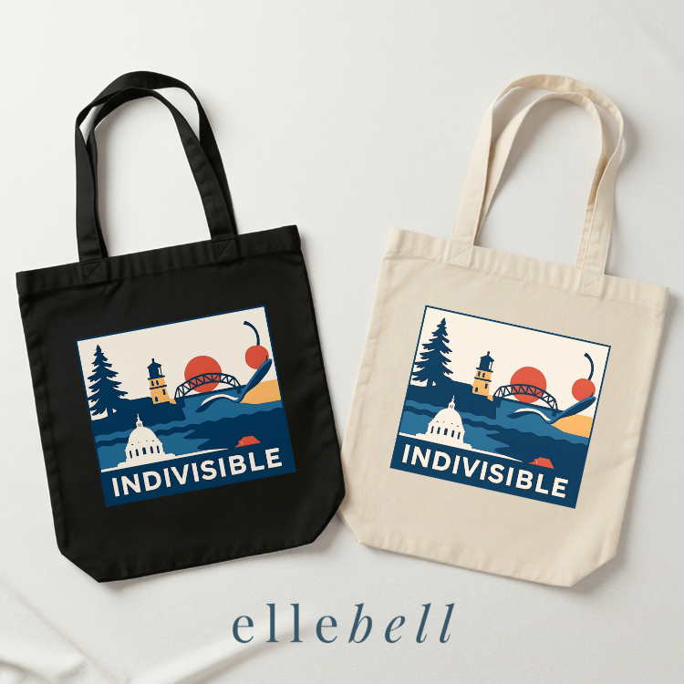 Minnesota Indivisible Icons - Tote Bags