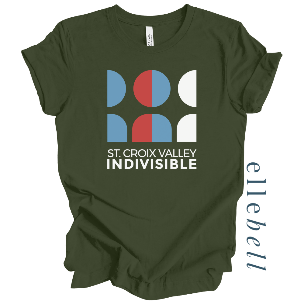 St. Croix Valley Indivisible - T-shirt (Stacked Logo)