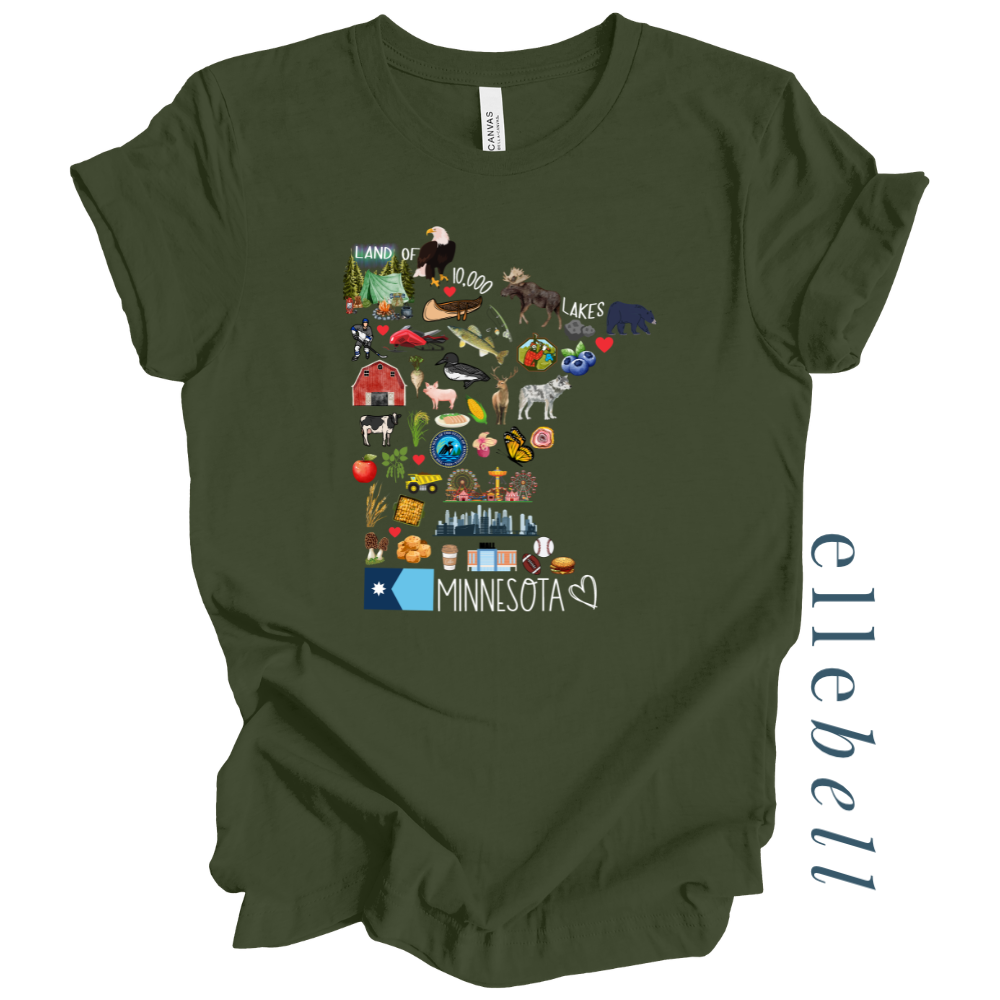 Minnesota Symbols - T-shirt