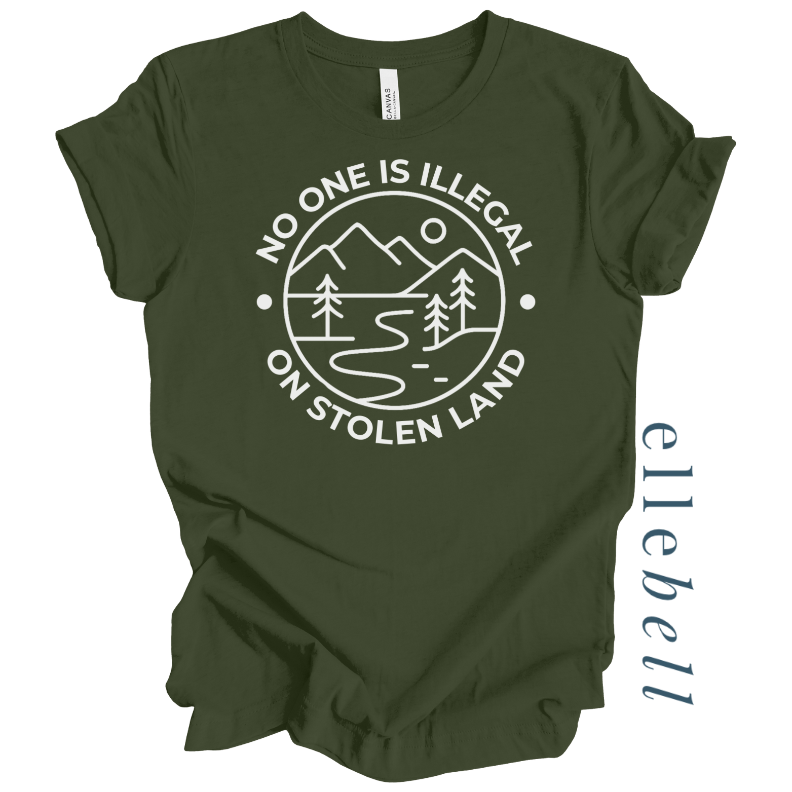 No One Is Illegal On Stolen Land - T-shirt
