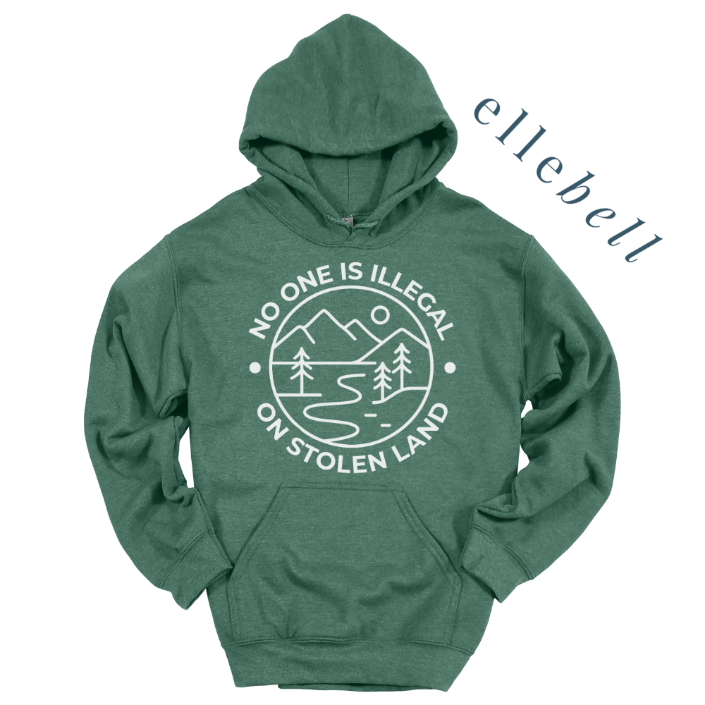 No One Is Illegal On Stolen Land - Hoodie
