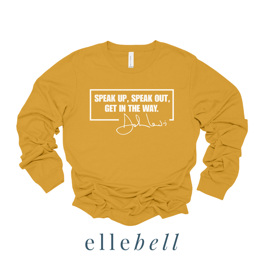 Speak Up Speak Out LS Tee (ships in 3-5 business days)