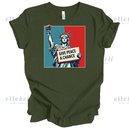 Give Peace A Chance T-shirt (ships in 3-5 business days)