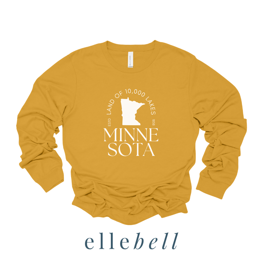 Land of 10,000 Lakes - Long Sleeve Tee