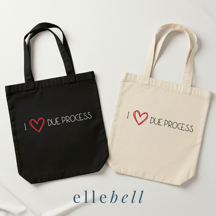 I Heart Due Process - Tote Bags