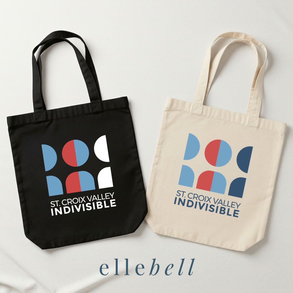 St. Croix Valley Indivisible - Tote Bag (Stacked Logo)