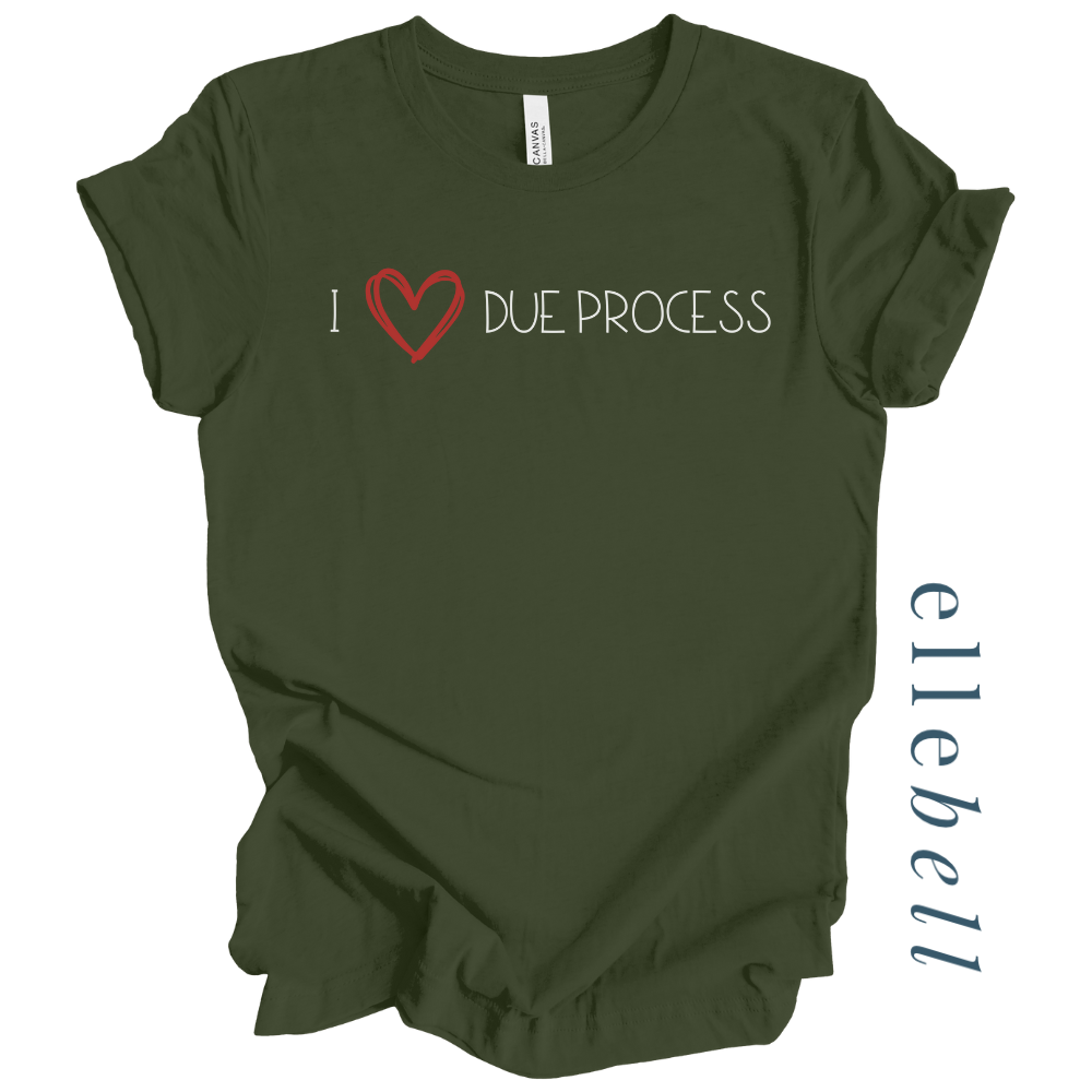 I Heart Due Process - T-shirt