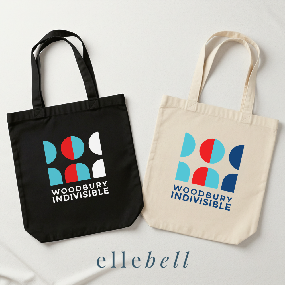 Woodbury Indivisible (Stacked Logo) - Tote Bag