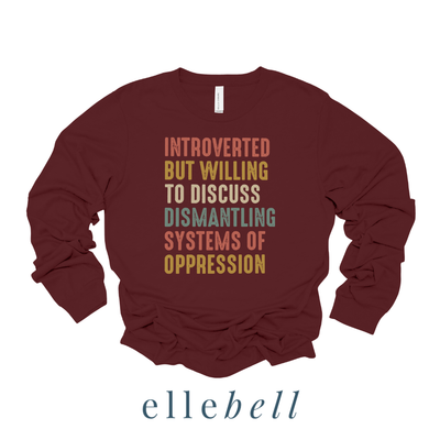 Introverted - Long Sleeve Tee