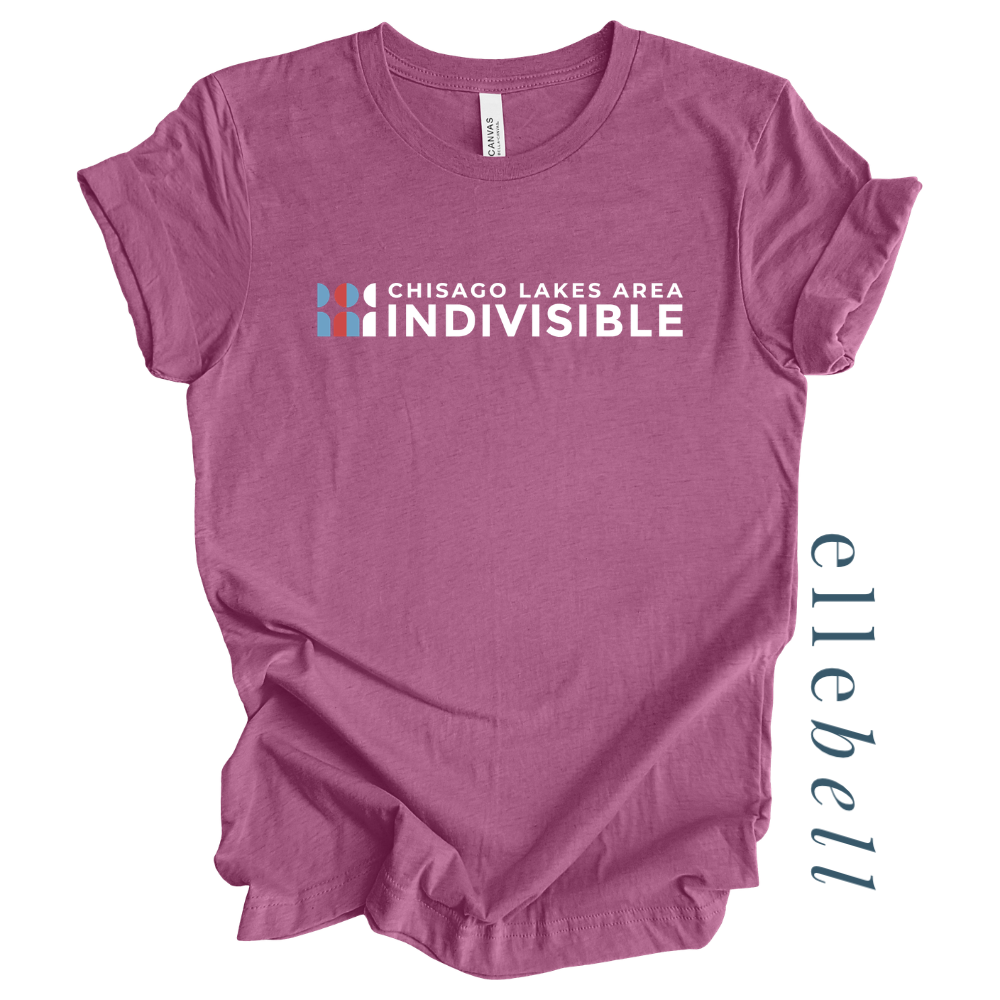 Chisago Lakes Indivisible - T-shirt (Horizontal Logo)