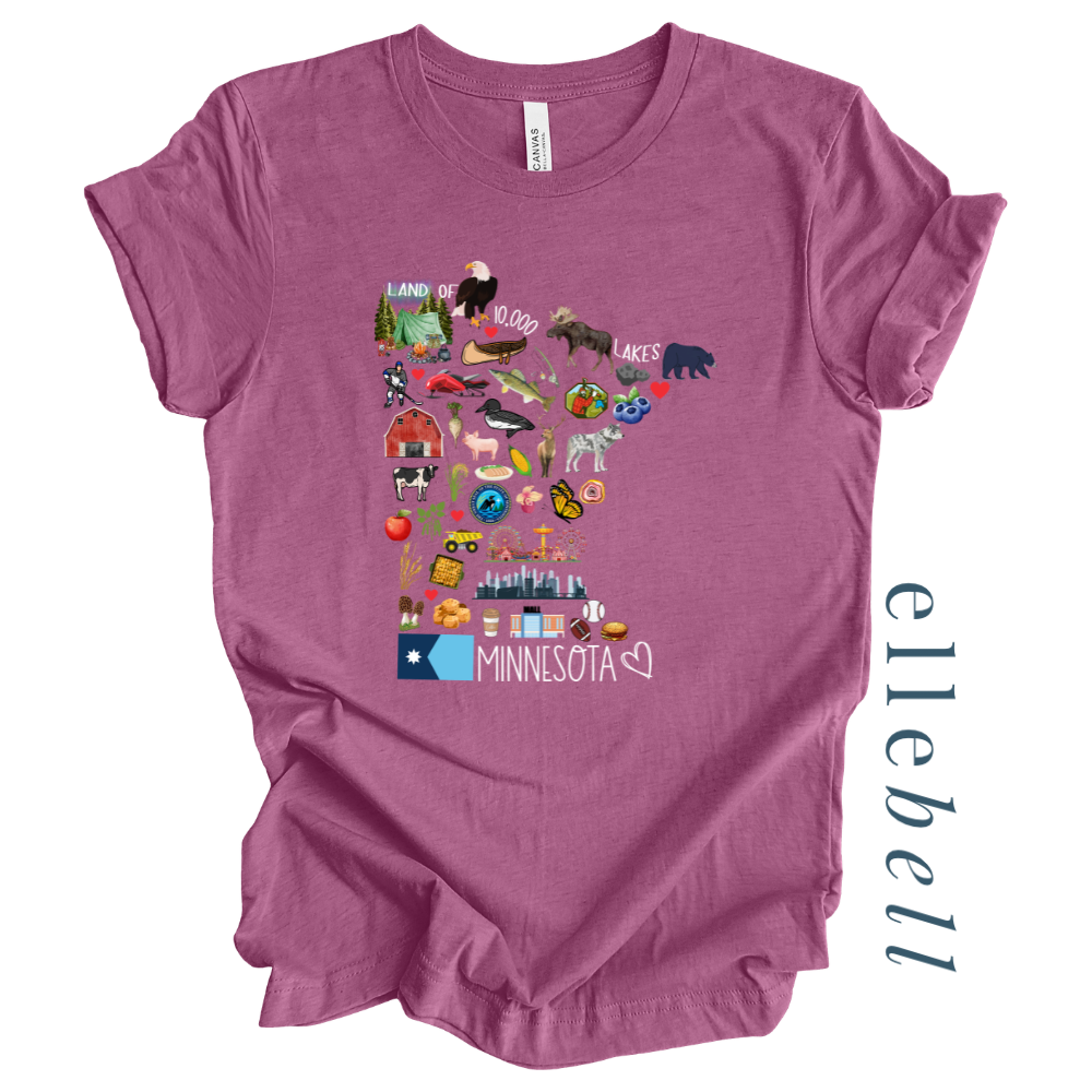 Minnesota Symbols - T-shirt