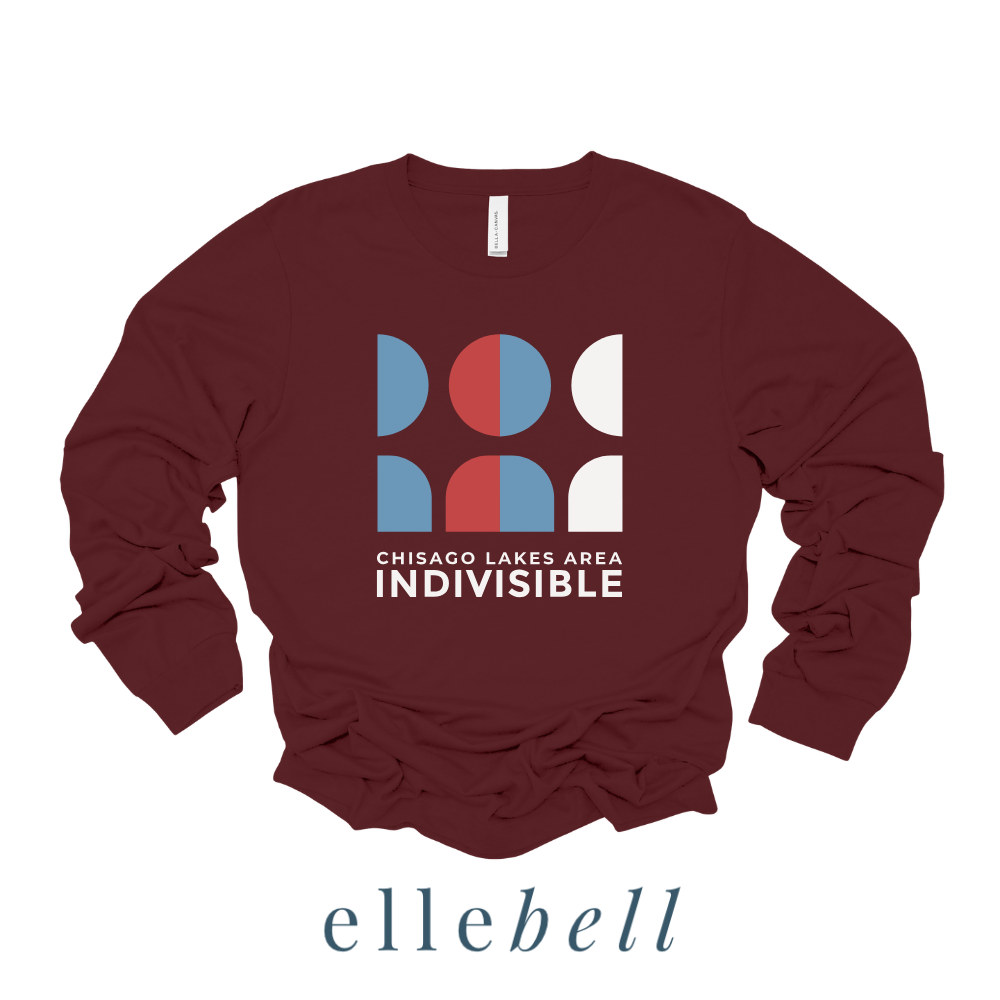 Chisago Lakes Indivisible - Long Sleeve Tee (Stacked Logo)