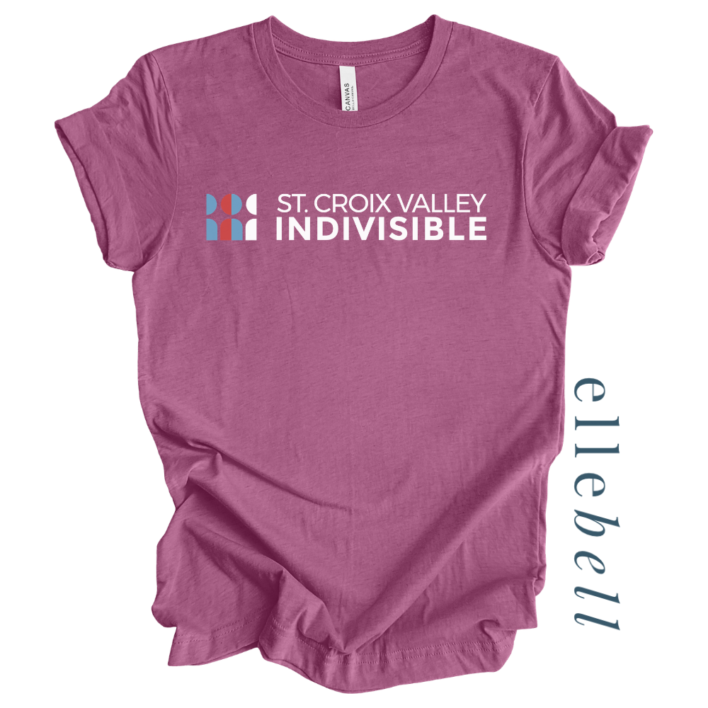 St. Croix Valley Indivisible - T-shirt (Horizontal Logo)
