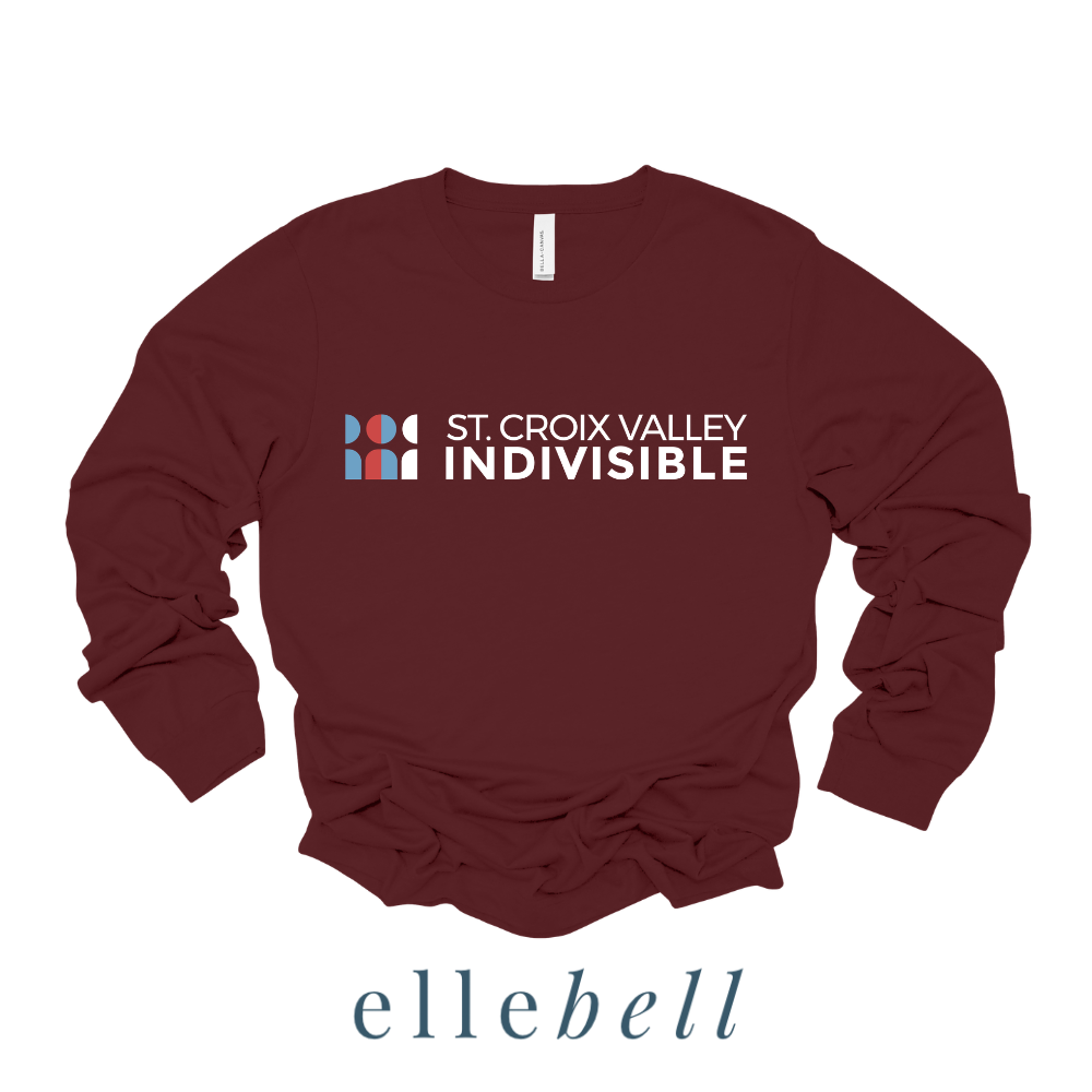 St. Croix Valley Indivisible - Long Sleeve Tee (Horizontal Logo)