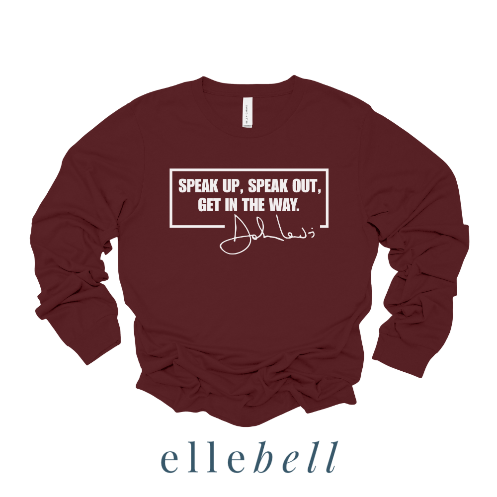 Speak Up Speak Out LS Tee (ships in 3-5 business days)