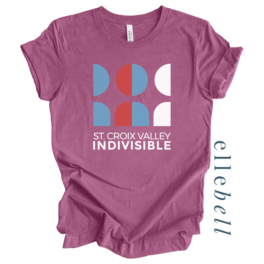 St. Croix Valley Indivisible - T-shirt (Stacked Logo)