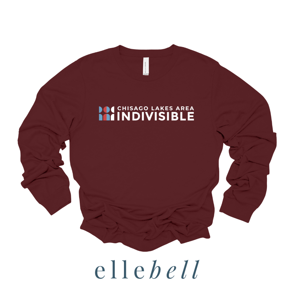Chisago Lakes Indivisible - Long Sleeve Tee (Horizontal Logo)