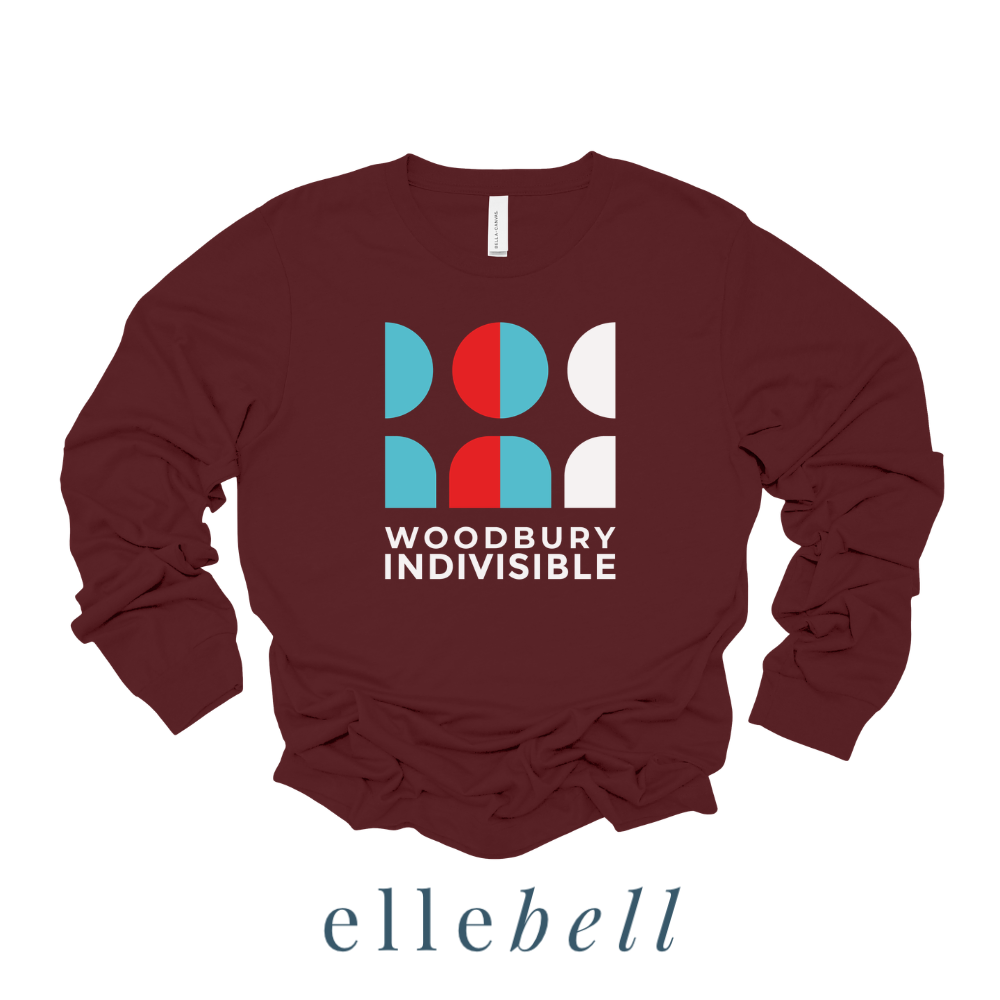 Woodbury Indivisible (Stacked Logo) - Long Sleeve Tee