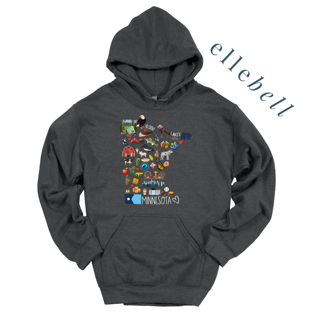 Minnesota Symbols - Hoodie