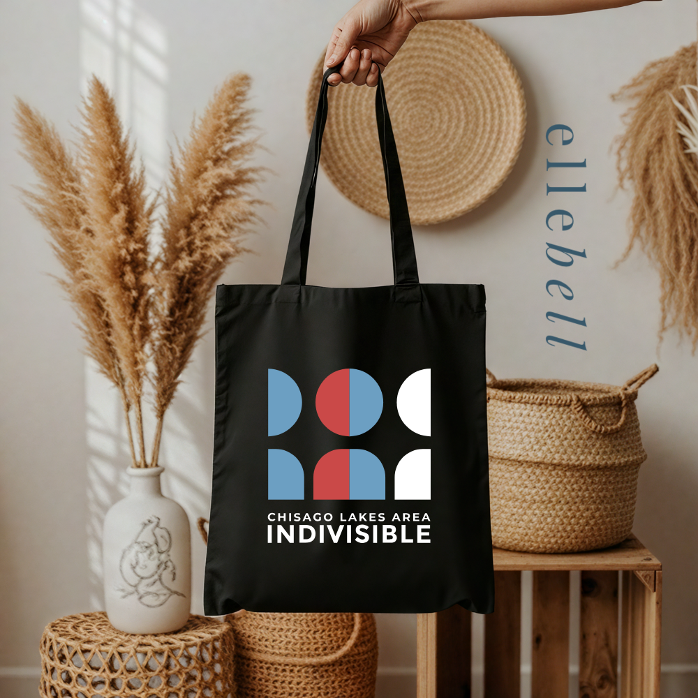 Chisago Lakes Indivisible - Tote Bag (Stacked Logo)