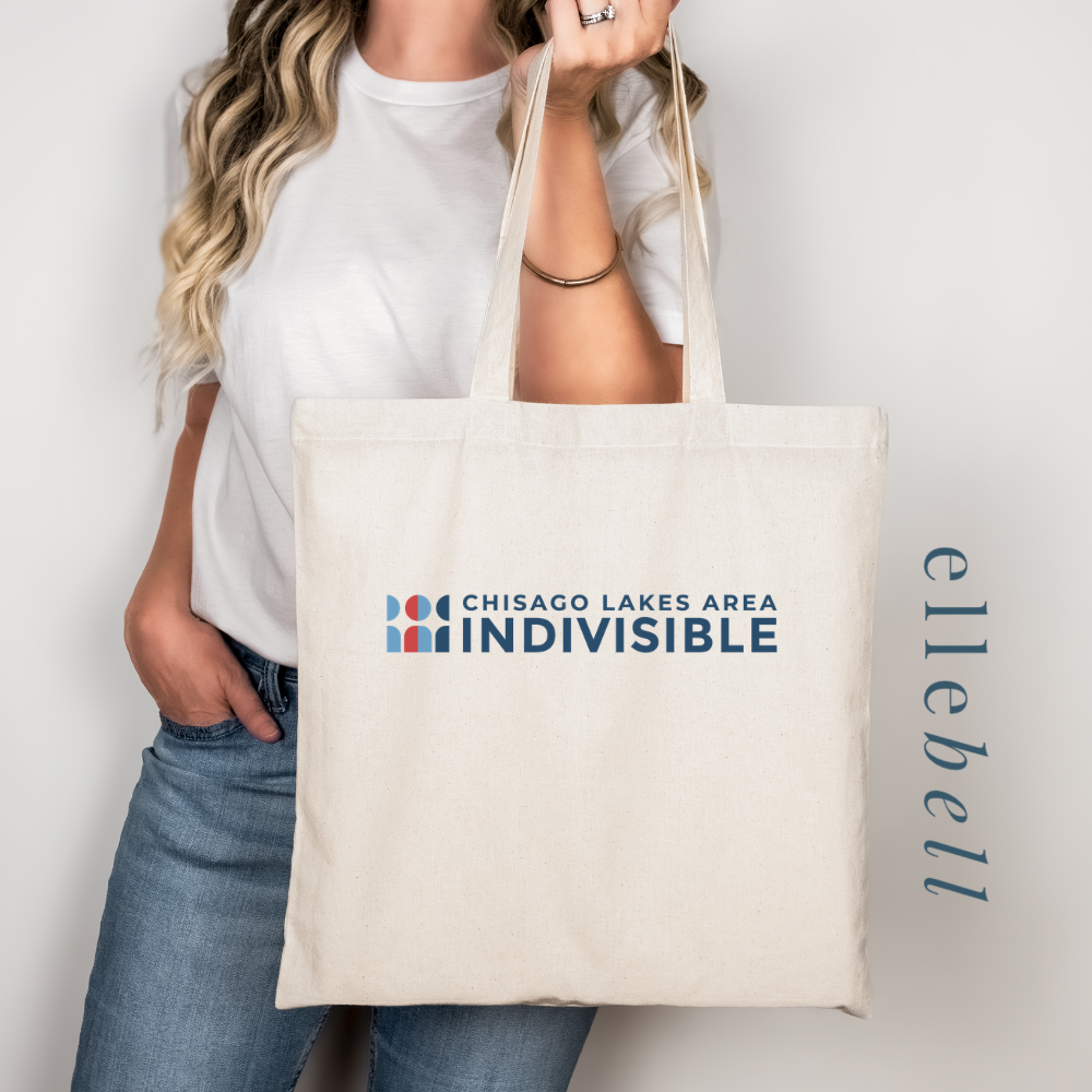 Chisago Lakes Indivisible - Tote Bag (Horizontal Logo)