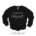 With Fear For Our Democracy I Dissent - Long Sleeve Tee