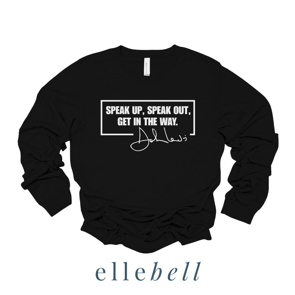 Speak Up Speak Out LS Tee (ships in 3-5 business days)