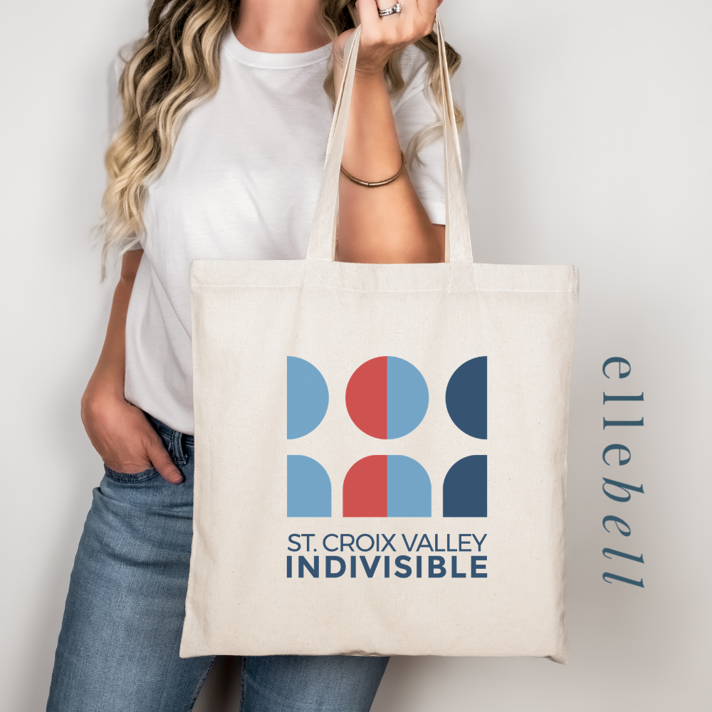 St. Croix Valley Indivisible - Tote Bag (Stacked Logo)