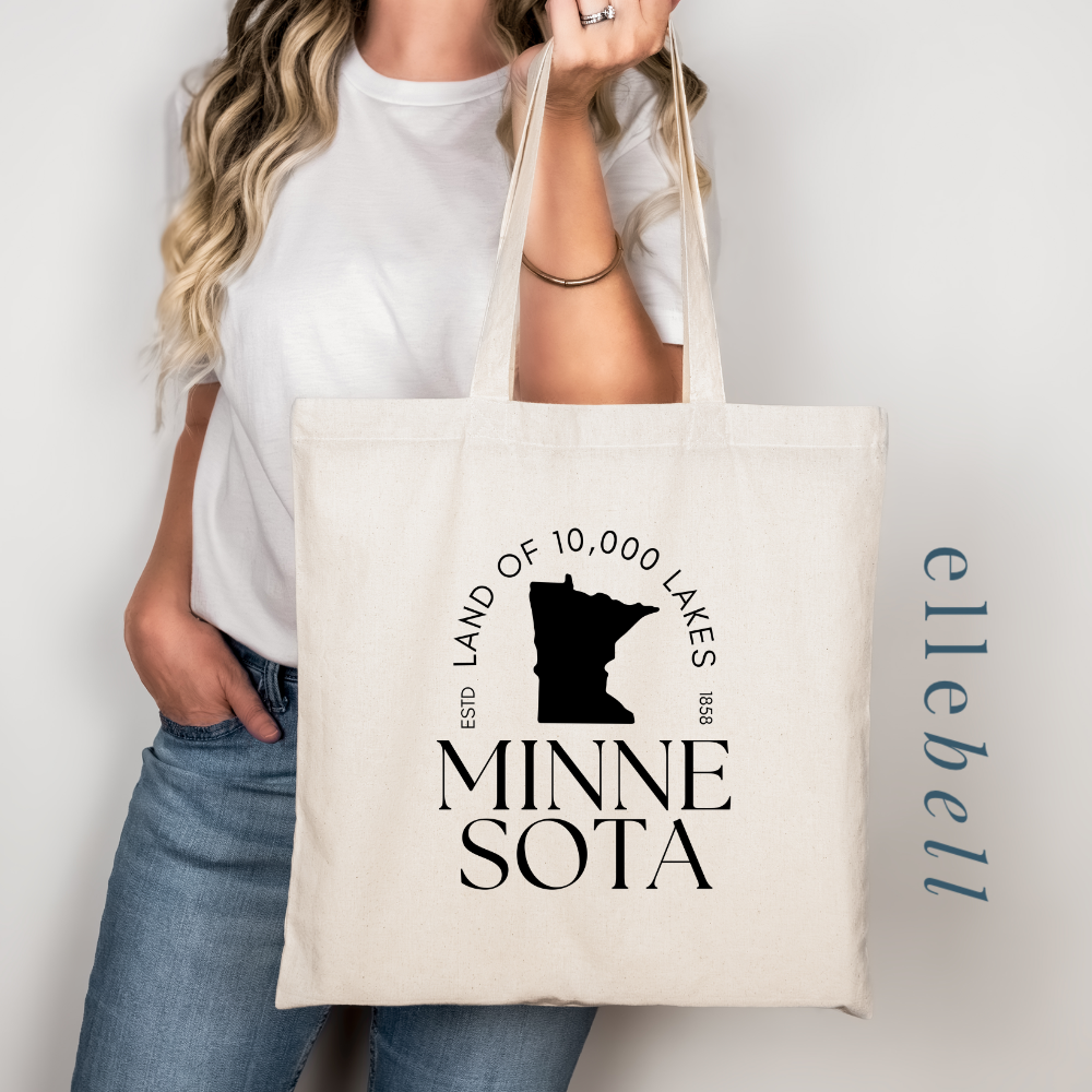 Land of 10,000 Lakes - Tote Bags