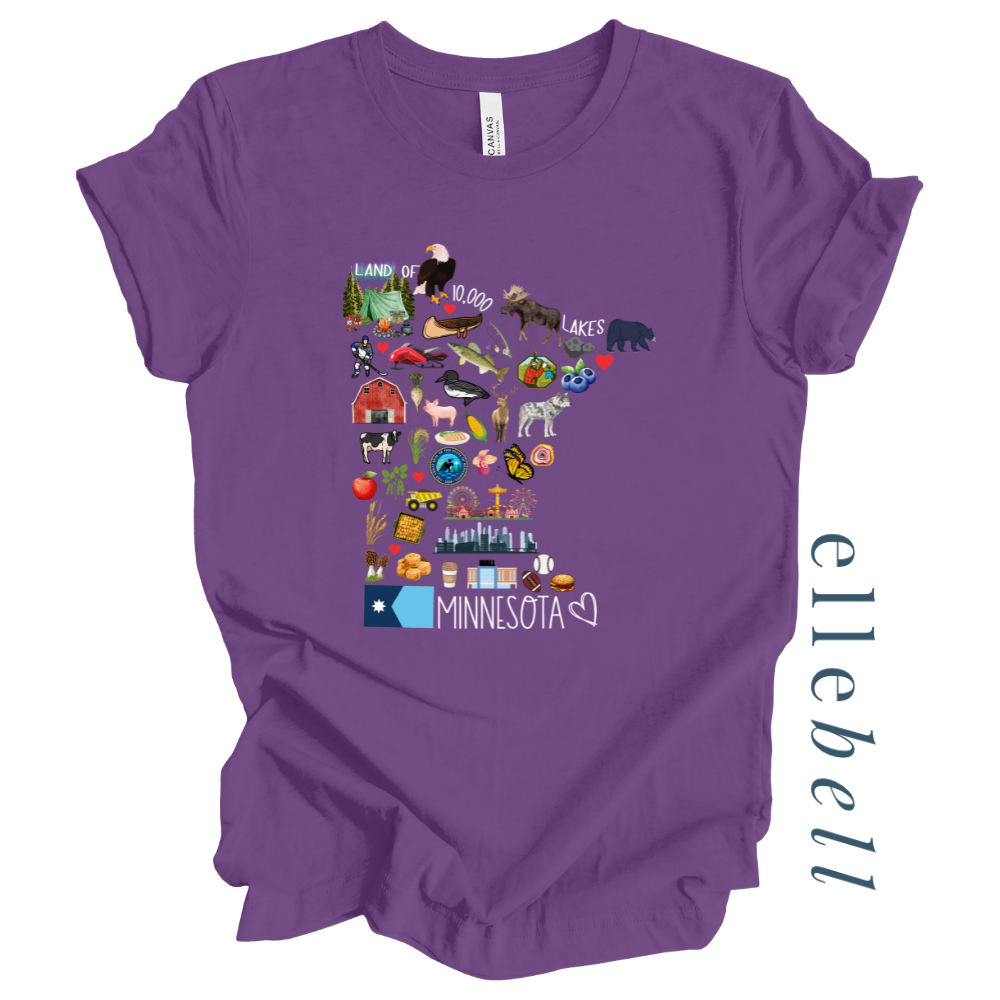 Minnesota Symbols - T-shirt