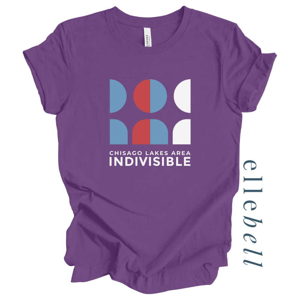 Chisago Lakes Indivisible - T-shirt (Stacked Logo)