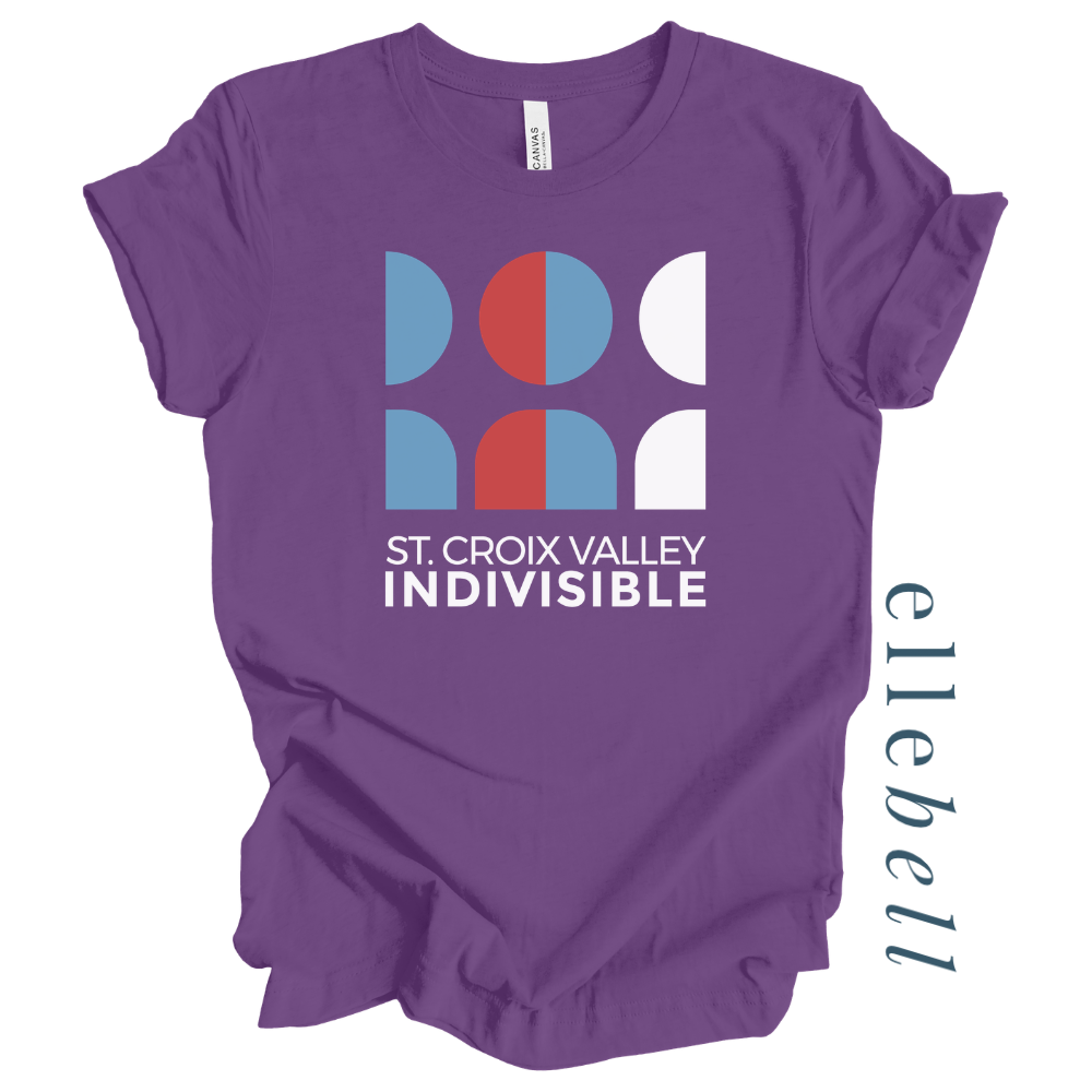 St. Croix Valley Indivisible - T-shirt (Stacked Logo)